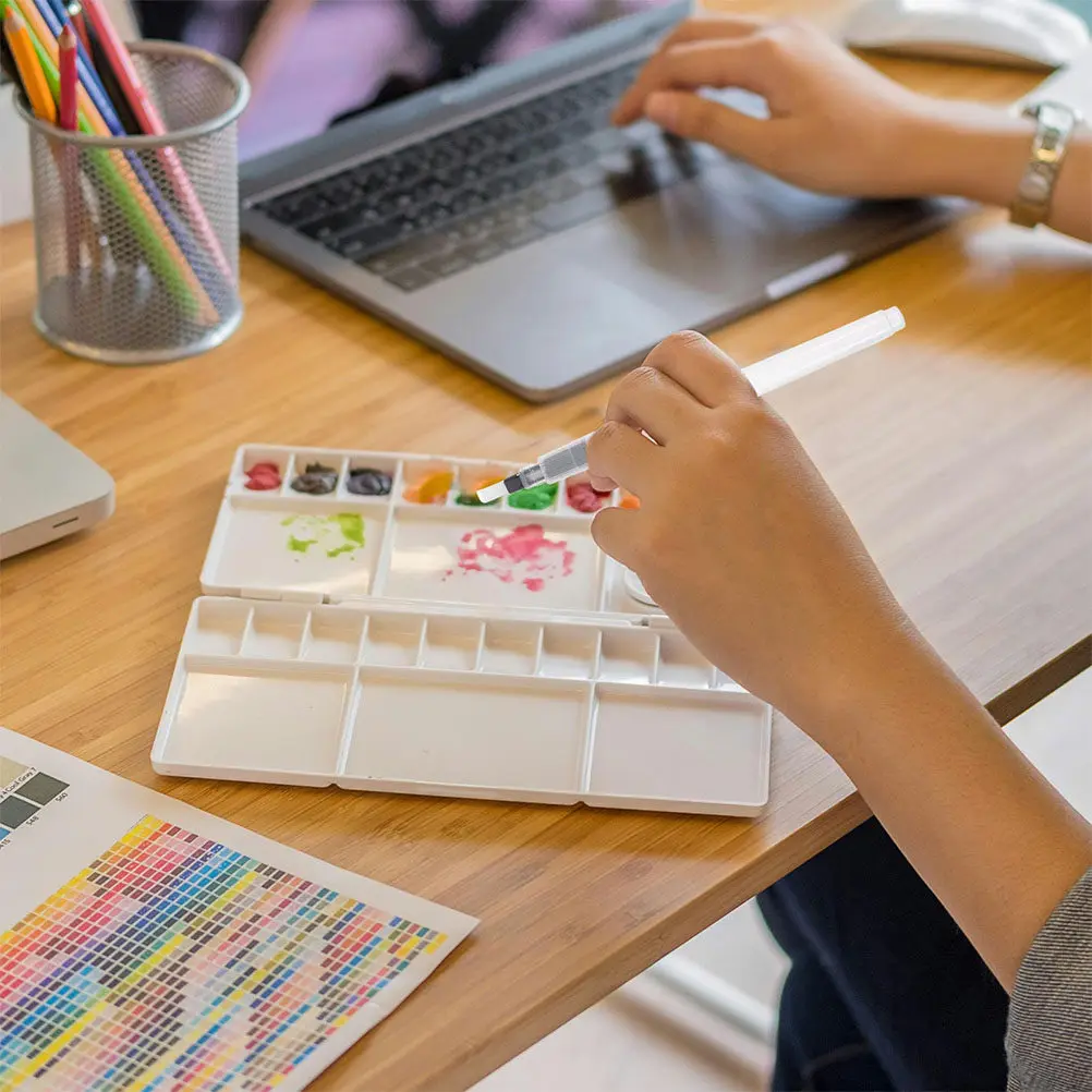 16개입 부풀어오르는 목재 펄프 종이 폼 텍스처 페인팅 키트 교육용 DIY 재미있는 공예 시트