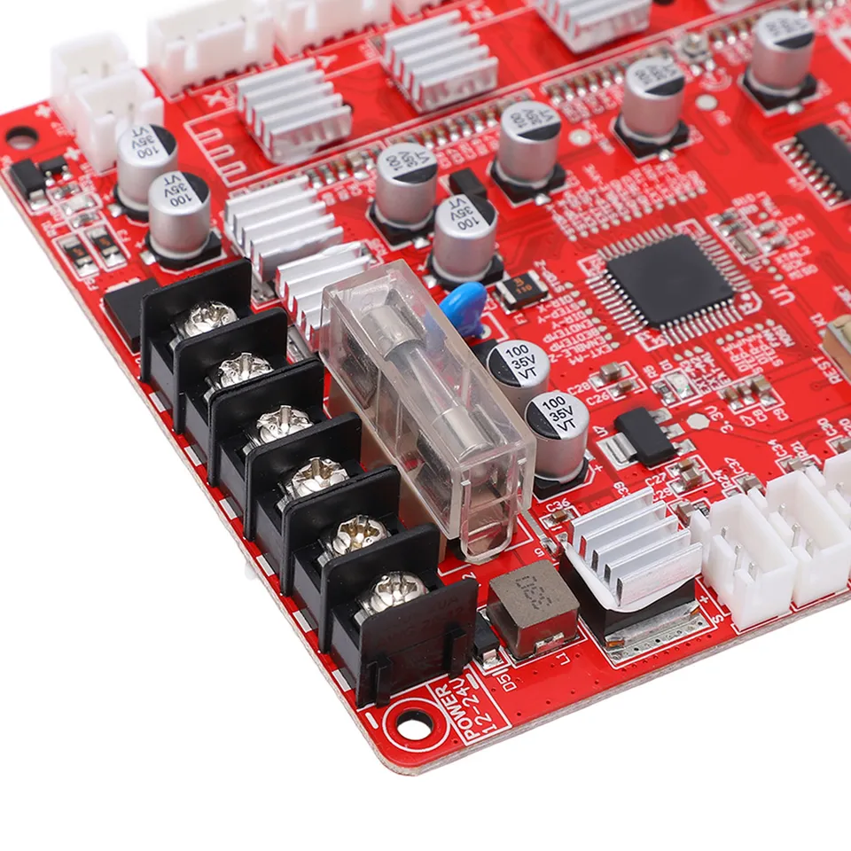 3Dプリンター用マザーボード,3ウェイ出力,12〜24V,USBインターフェース