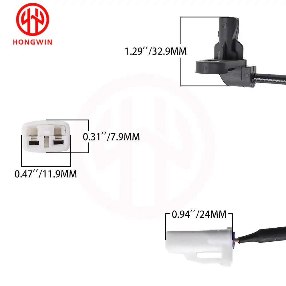 Front Rear Left Right ABS Sensor For SAIC MG 350 MG360 MG5 10183180 10183182 10183183