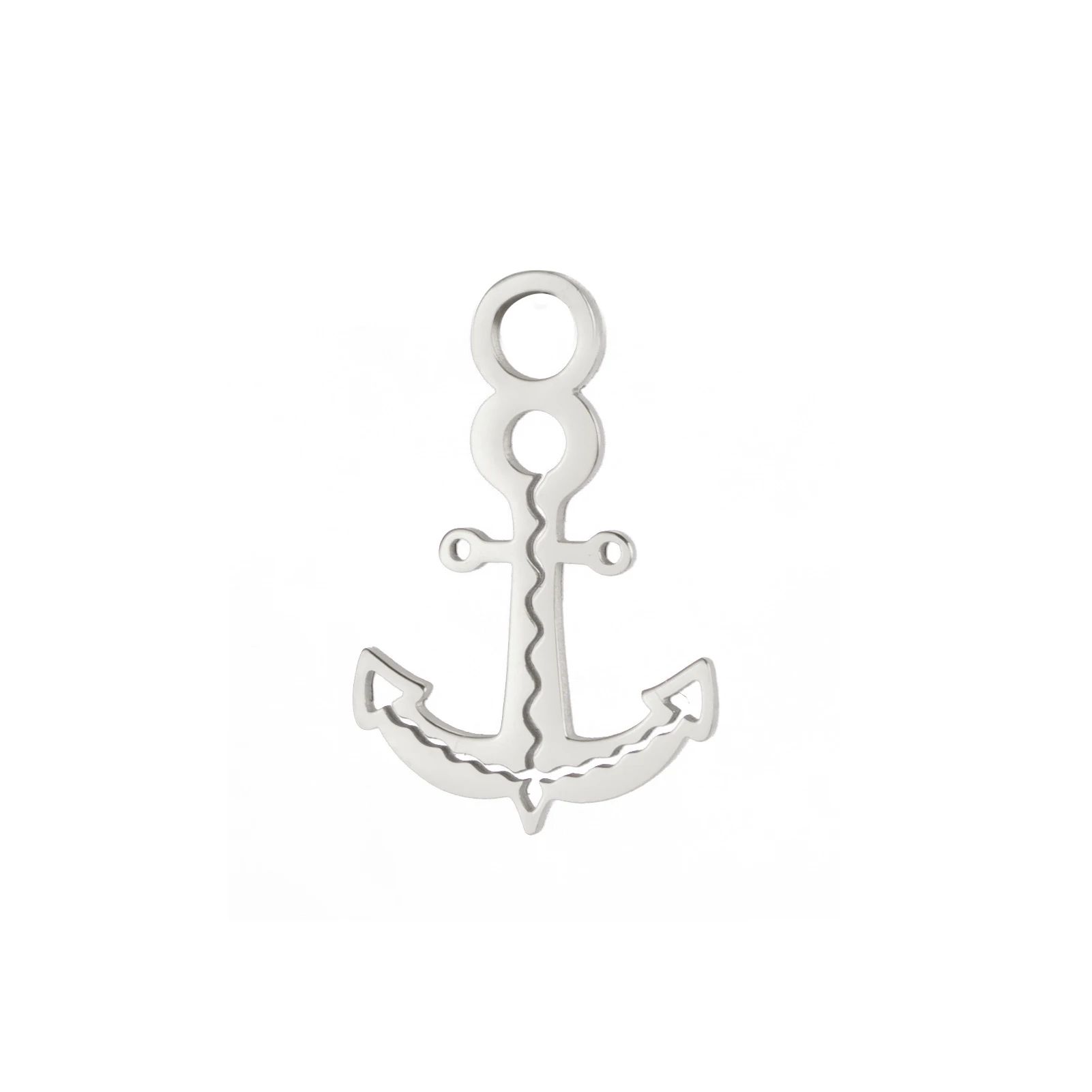 Pendant Anchor Stainless Steel Classic Brand Fashion Trendy Jewelry DIY Handmade Earrings Necklace Men's Gift
