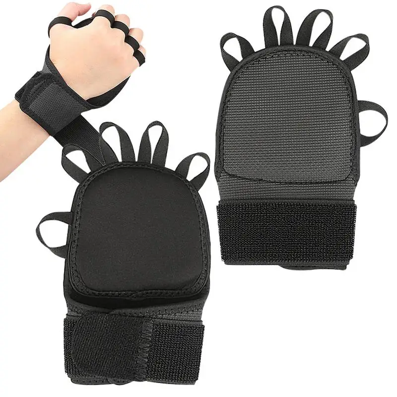 

Gym Gloves For Women Finger Separated Workout Gloves Padded Grip Wrist Support Palm Protection Multifunctional Half Finger
