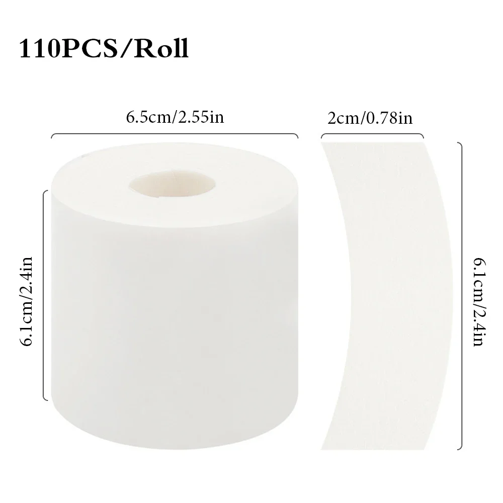 Eye Tape Pads for Eyelash Extensions - Adhesive Under Eye Patches for Makeup Application (110 Pieces)