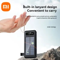 Xiaomi 200000mAh Solar Power Bank Large Capacity Mobile Power Fast Charging Battery With Dual USB 4 Cables For iPhone Samsung - Image 3