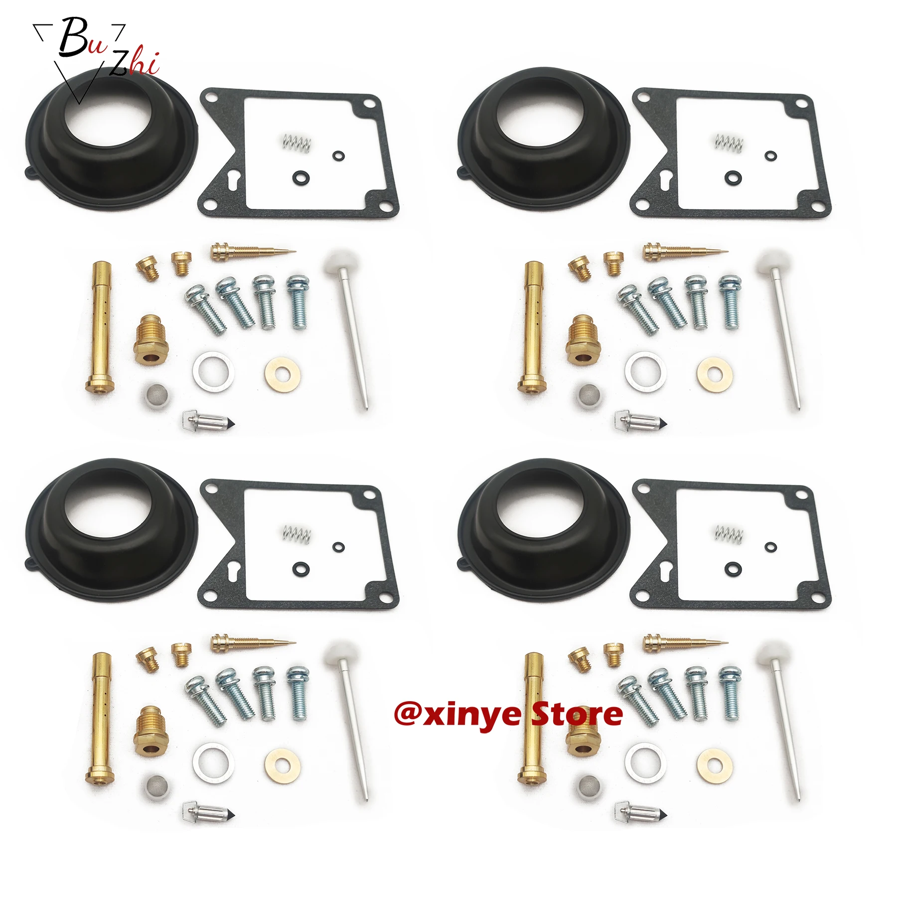 Motorcycle Carburetor Floating Needle Seat Gasket Plunger Vacuum