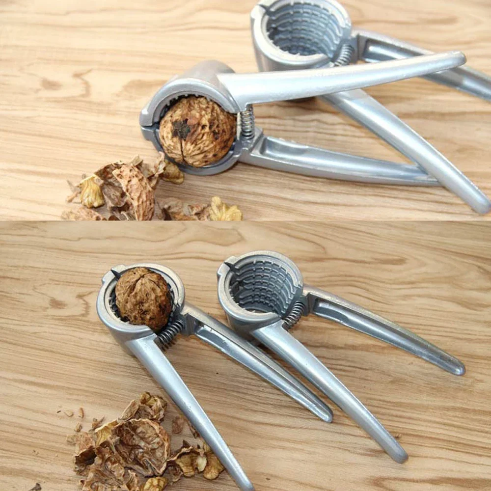 Description Picture 4 of item2022 New Crack Almond Walnut Hazel Filbert Nut Kitchen Nutcracker Sheller Clip Clamp Plier Cracker Pecan Hazelnut Crack Tools