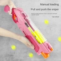 Soft Bullet Gun Toy Children's EVA Shooting Game Goggle Set Large Capacity Launcher Toy for Boys and Girls 2