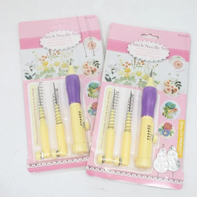 Embroidery Stamping Pen Home Performance Plastic Poke Silica Gel Tool Traditional Weaving Wool Convenience Craft Easy 5