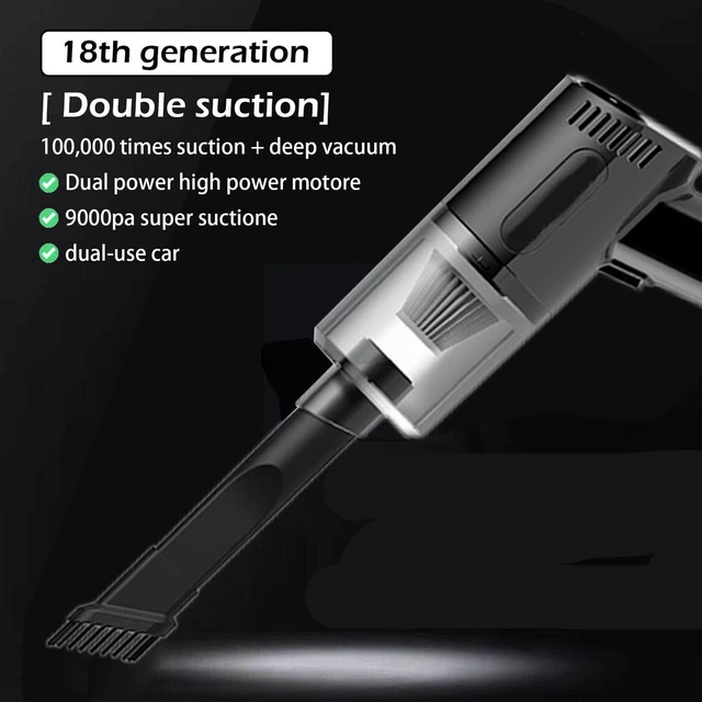 New Wireless Car Vacuum Cleaner Handheld Mini Vacuum Cleaner Super Suction  Wet And Dry Dual Use Portable Vacuum Cleaner - AliExpress