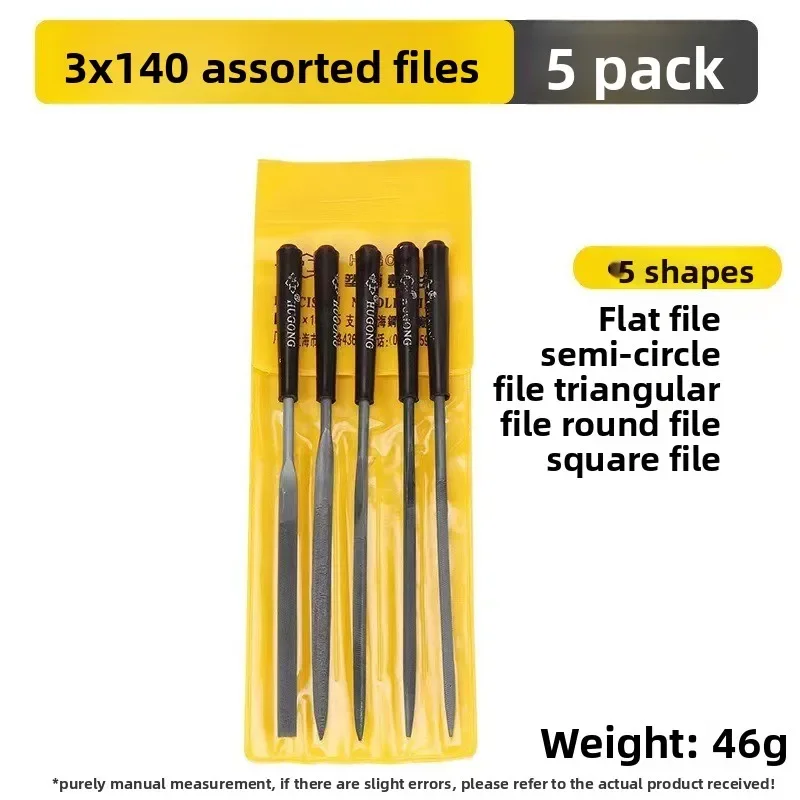 5/10PCS Woodworking Tools Alloy Steel Files Set Round Square Flat Semicircular Heads for Wood Carving Precision Hand Tool