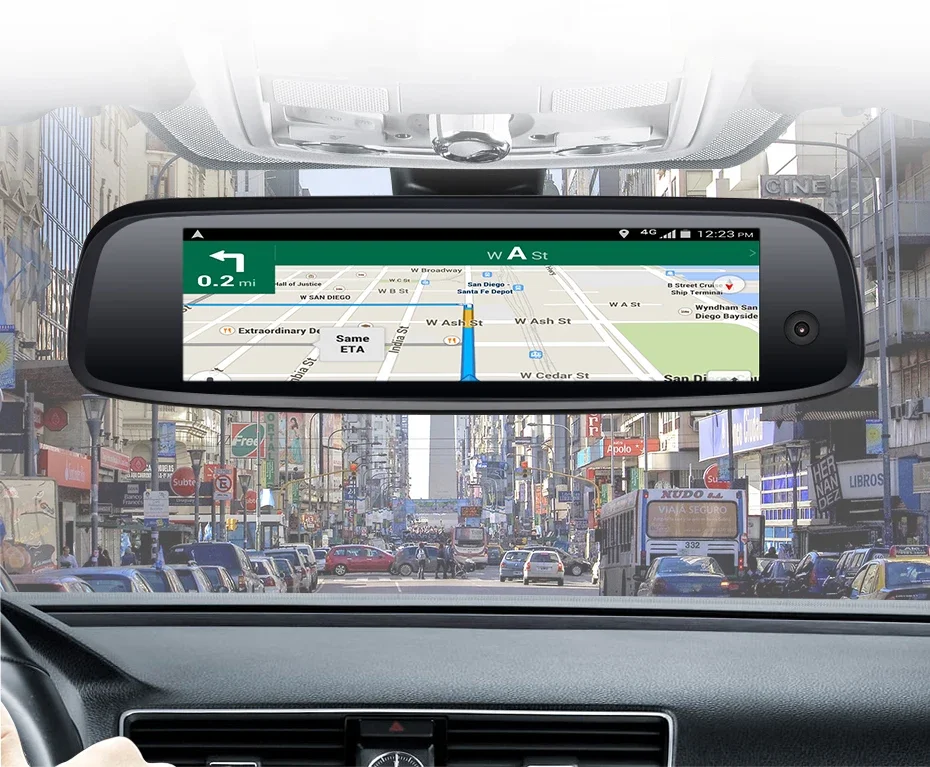 2019 신형 2+32GB 3채널 차량용 DVR ADAS 4G 안드로이드 후방 카메라 FHD 1080P 특수 브래킷 자동차 블랙박스 택시용
