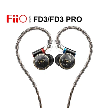 FiiO FD3 Pro 1DD Dynamic In-Ear Earphone Hi-Res Audio Headset MMCX Detachable Cable DLC Diamond-Like Carbon Diaphragm IEM 1