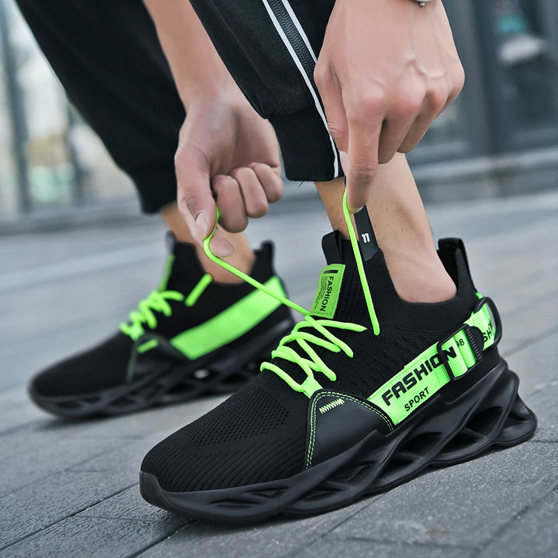 Male Sneakers Breathable Running Shoes Men Women Sport Sneaker Lightweight Mens Tennis Athletic Shoe Sneakers Zapatillas Hombre