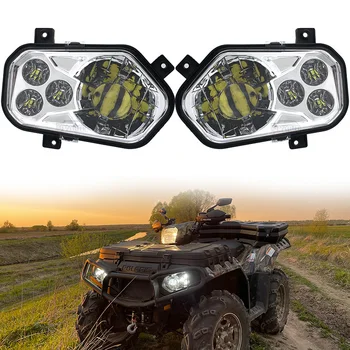 폴라리스 ATV LED 헤드라이트 하이 로우, 2012 2013 폴라리스 RZR S 사이드 X 사이드 및 2012 2013 스포츠맨 RZR 800 900 570, 2 개