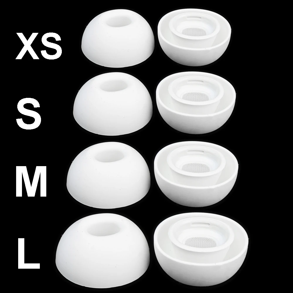 Soft Silicone Noise-Cancelling Earphone Eartips - Anti-Slip Protective Sleeve
