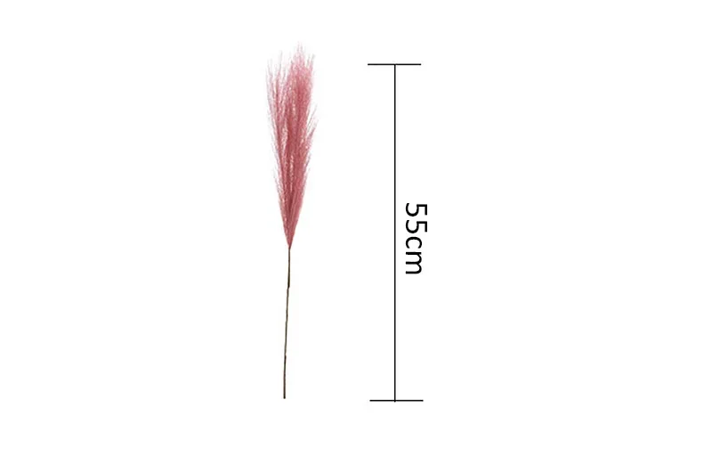 Description Picture 5 of item55CM Artificial Pampas Grass Flower Bouquet For Home Wedding Decoration DIY Party Bedroom Fake Plant Flowers Vase Decor Reed