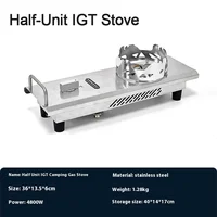 half unit stove