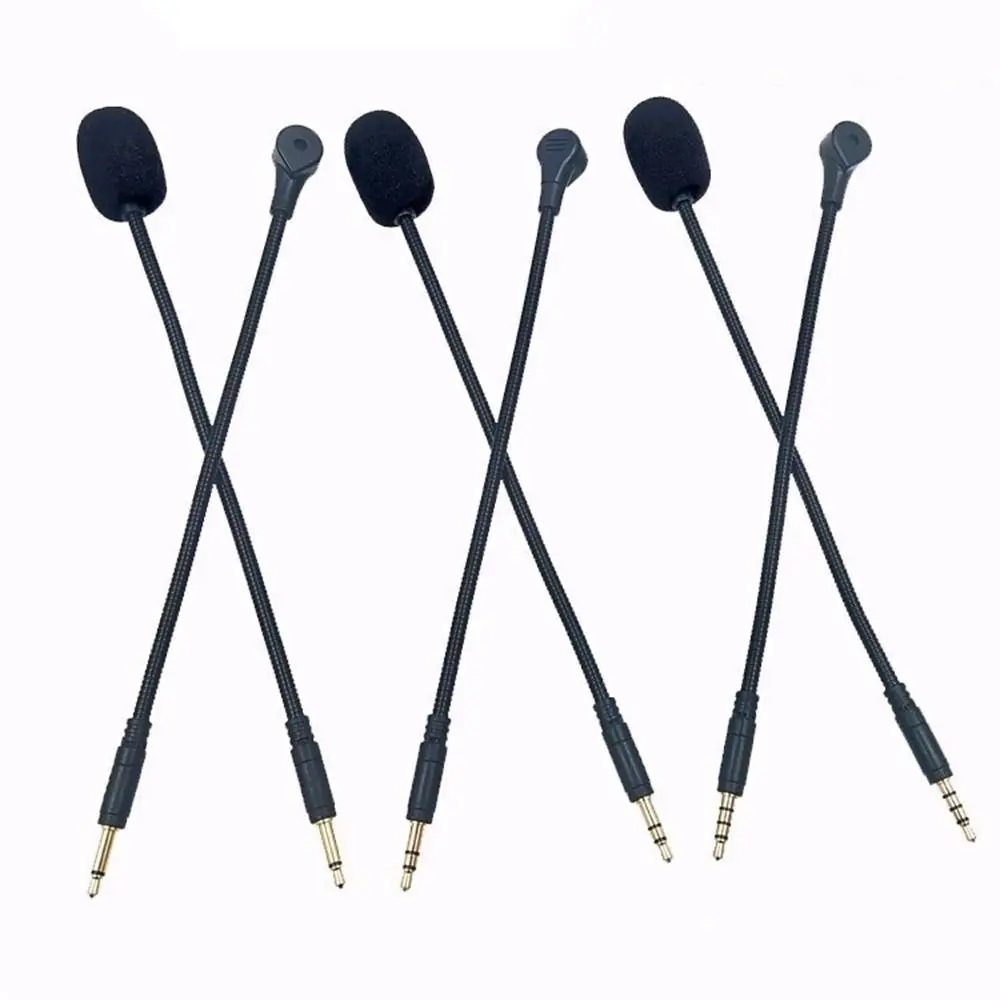 

Сменные наушники с микрофоном, игровые HD-наушники диаметром 3,5 мм, встроенные в линию, с прямой штепсельной вилкой, съемные игровые наушники