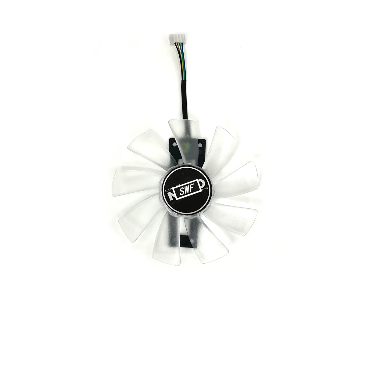 사파이어 R9 100 380X 그래픽 카드 쿨러 팬용 블루 라이트가있는 새로운 380mm GAA8B2U 냉각 백색 팬
