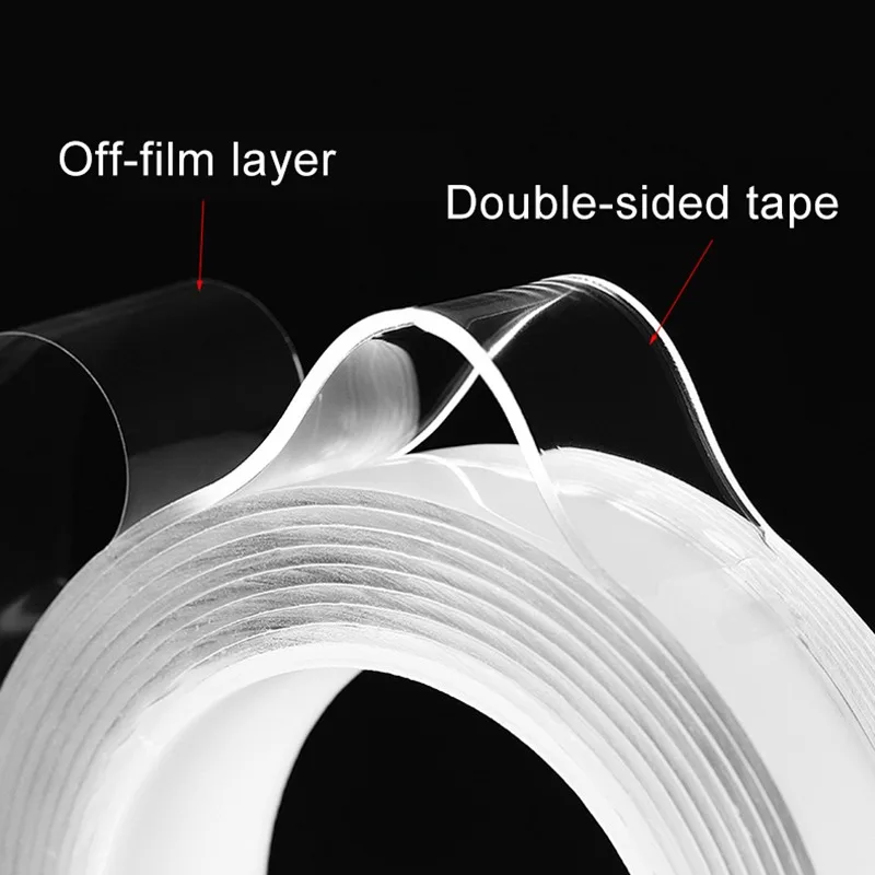 Nano-sized double-sided adhesive tape has no trace high viscosity strong  fixation no damage to the wall transparent thickened - AliExpress