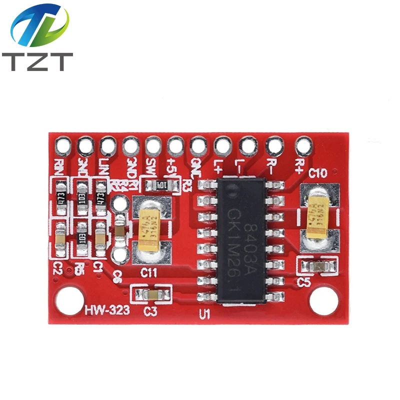 DIYTZT 1/3PCS 3W * 2 Mini Digital power audio verstärker Bord DIY stereo USB DC 5V netzteil PAM8403 für Arduino – Detail 6