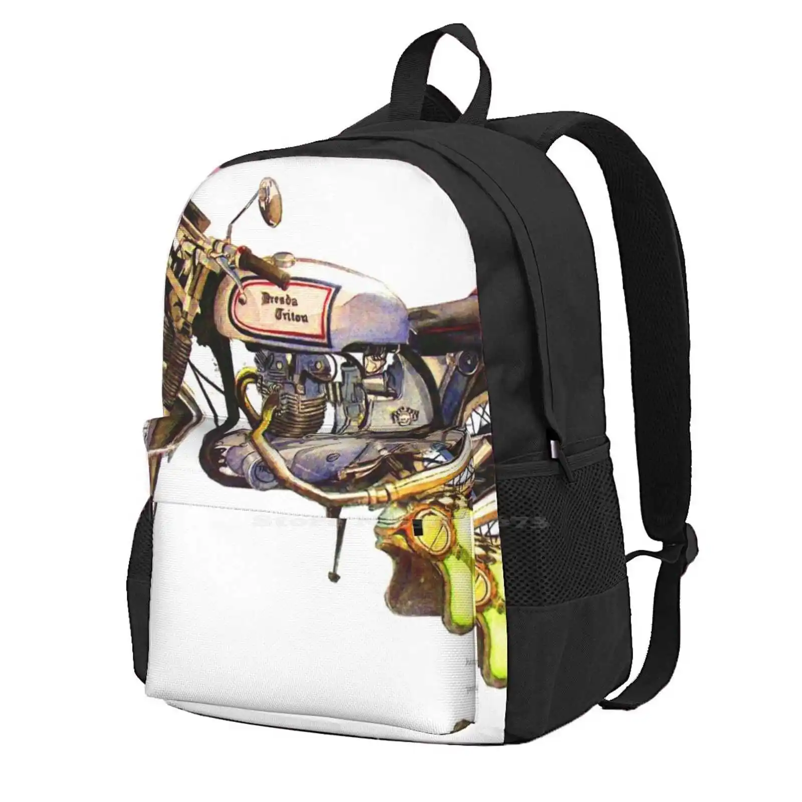 

Dresda Triton School Bag Big Capacity Backpack Laptop 15 Inch Dresda Triton Bsa Classic Cafe Racer