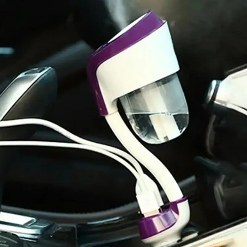 Car Humidifier Diffuser Car Mounted Humidifier Vehicle Fragrance Oil USB Scent Mist Purifier Aromatherapy For Workplace