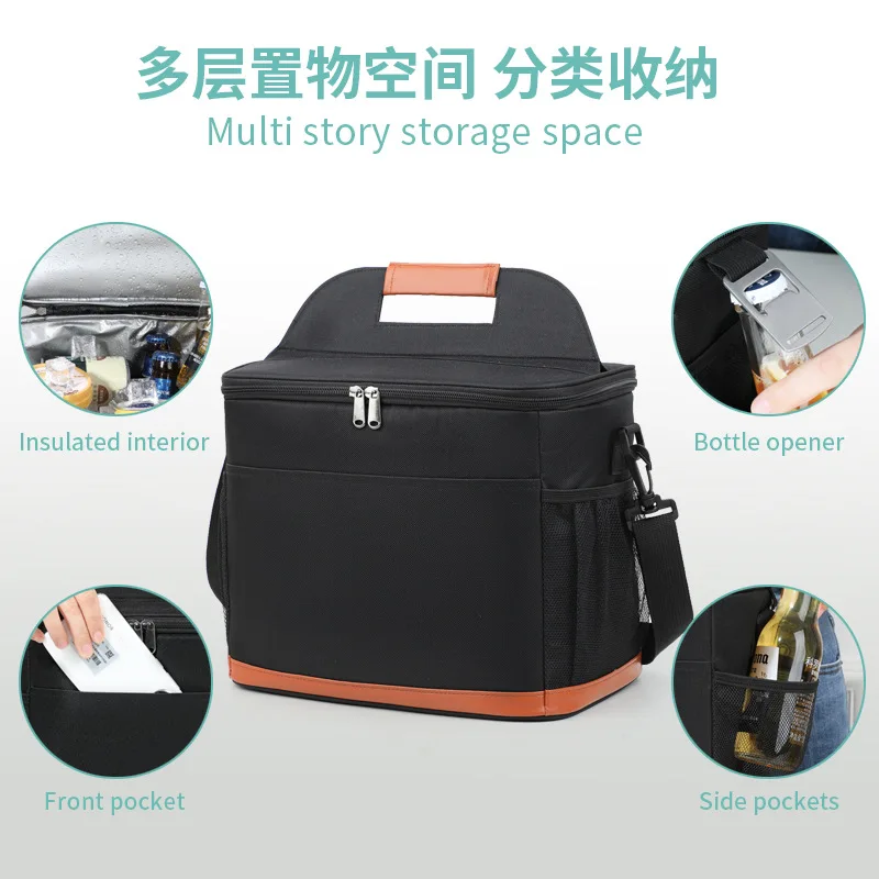 Insulated Thermal Cooler Bag beer Lunch bag Foods Drink Storage Leakproof Picnic Camping Bags Outdoor Cooler Box beach Portable lunch cooler bag cooler bag