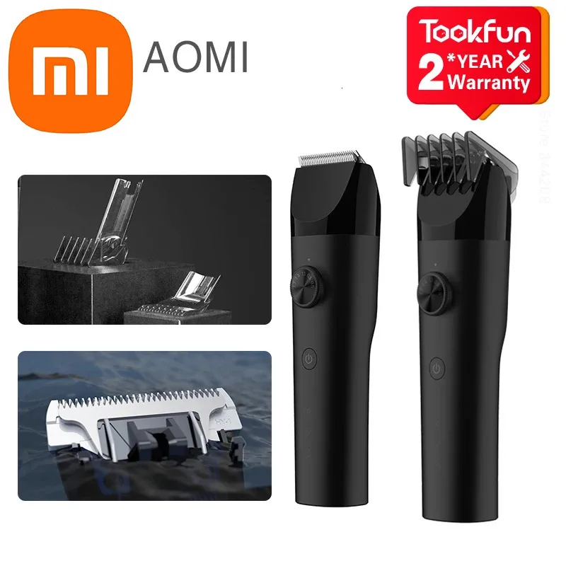 

2023 XIAOMI MIJIA Hair Clippers Wireless Hair Cutting Trimmer Barber Cutter Titanium Alloy Blade Trimer For Men Electric Shaver