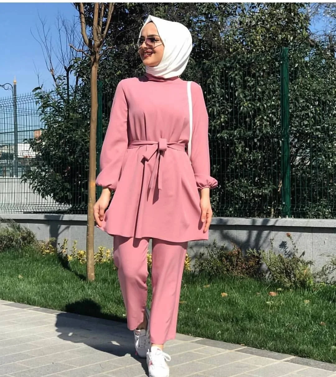 Chic femmes hijab prière vêtements islamiques musulmans Abaya Foulard Robe sets 