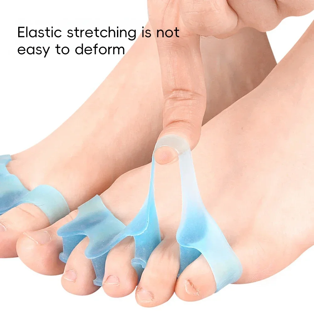 Lot de 2 séparateurs d'oignons en silicone souple, outil de soin des pieds_voghion.com