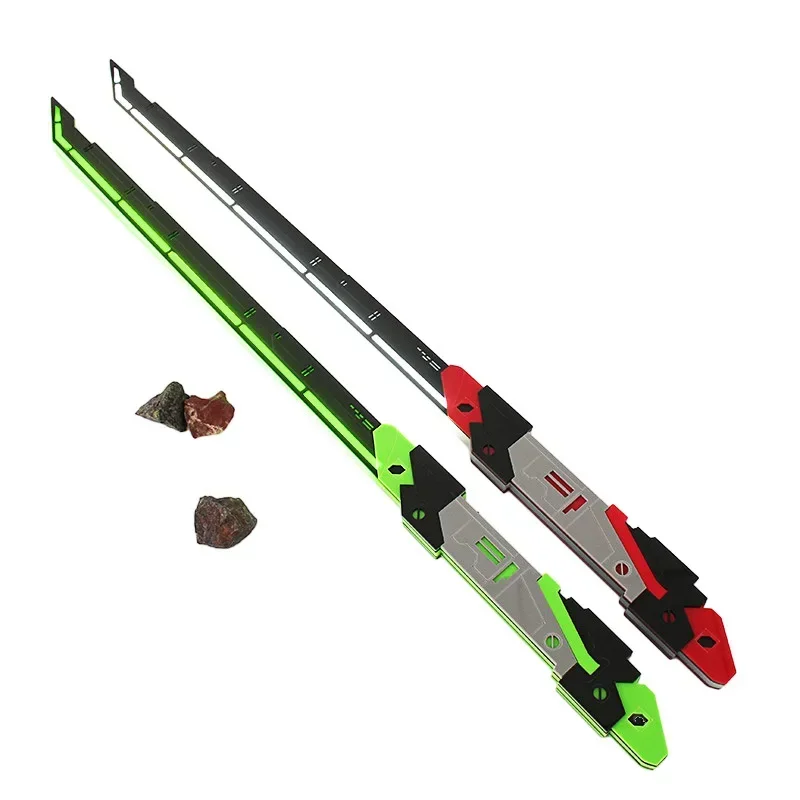 80cm RGX 11z Pro Level 2 Blade Valorant Game Peripheral Melee Weapon Acrylic Glow Sword Weapon Model for Cosplay Toys Gifts Boy
