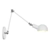 Industrial Adjustable Swing Arm Wall Lamp Reading Bedside Vintage Led Wall Lights Retro Extendable Fexible White Brass Lustre 3