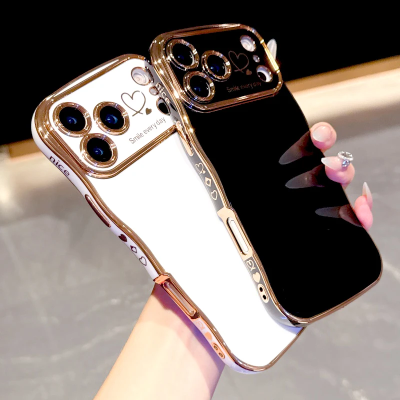 รูปสินค้า เคสโทรศัพท์นิ่มลายคลื่น สุดชิค ใส่ได้ทุกรุ่น iPhone