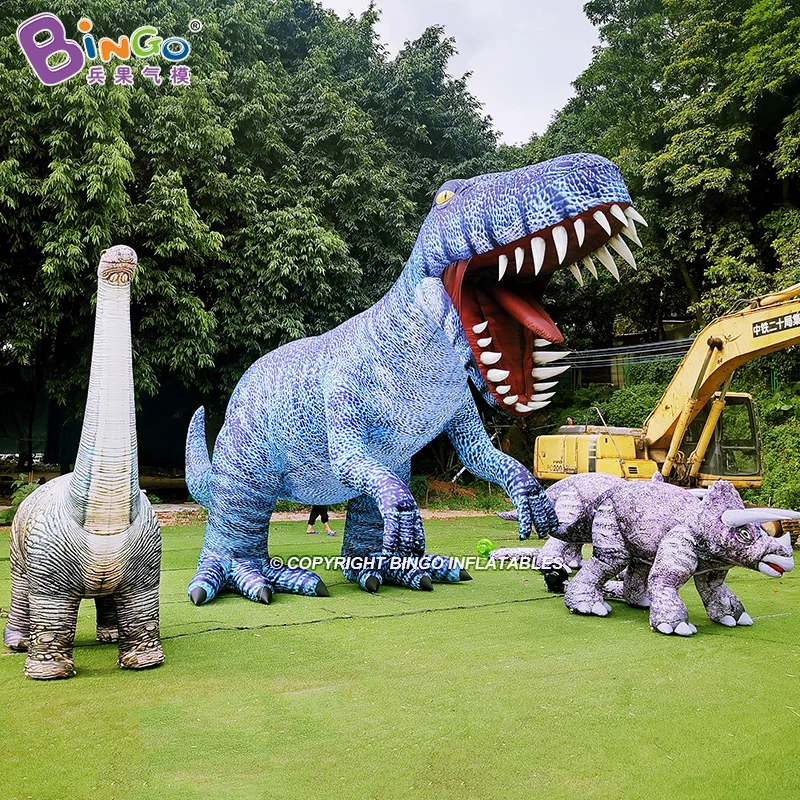 Jurassic Theme Giant Inflatable Dinosaur Balloon Replica 3m Length For