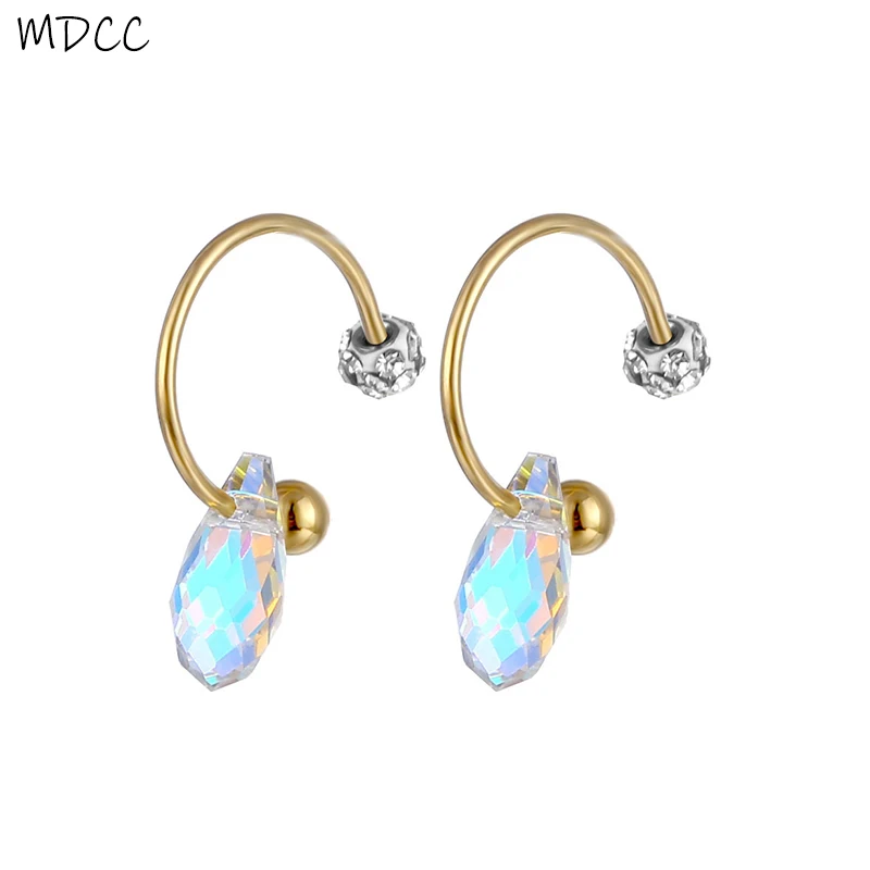 

Новые серьги-гвоздики с винтовой задней частью для женщин и мужчин Стразы кристальная КАПЛЕВИДНАЯ подвеска серьги-гвоздики