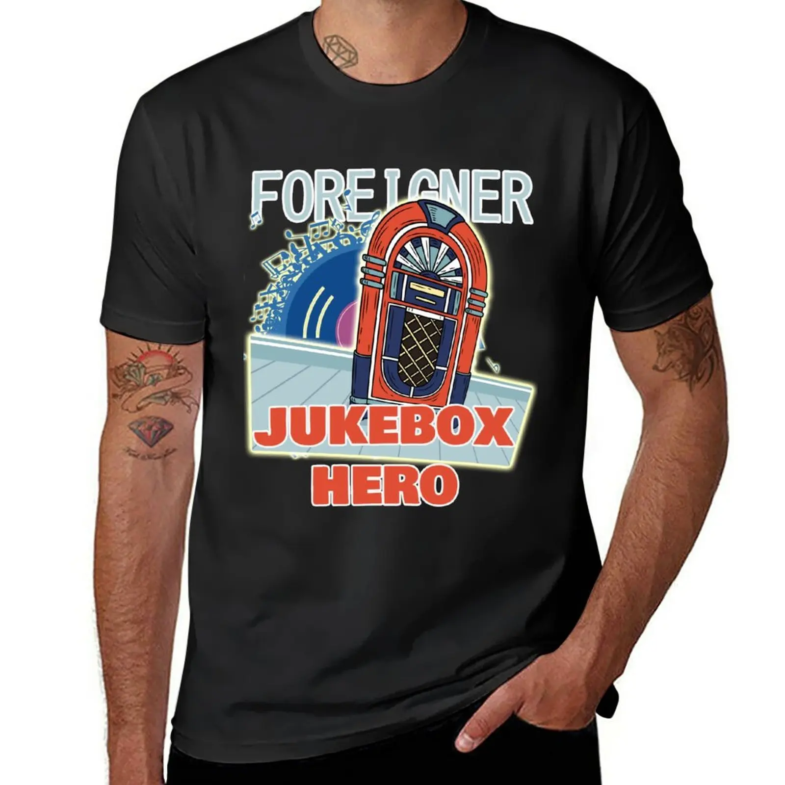 New Jukebox Hero Vintage Retro T-Shirt T-Shirt Ragazzi Animal Print Shirt New Edition T Shirt Plain T-Shirt Abbigliamento Uomo