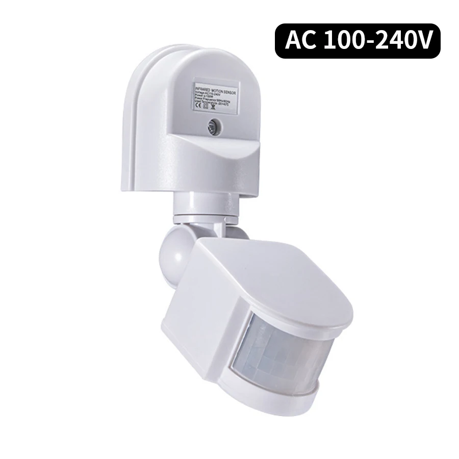 Automatic Infrared Motion Sensor with 180° Rotation