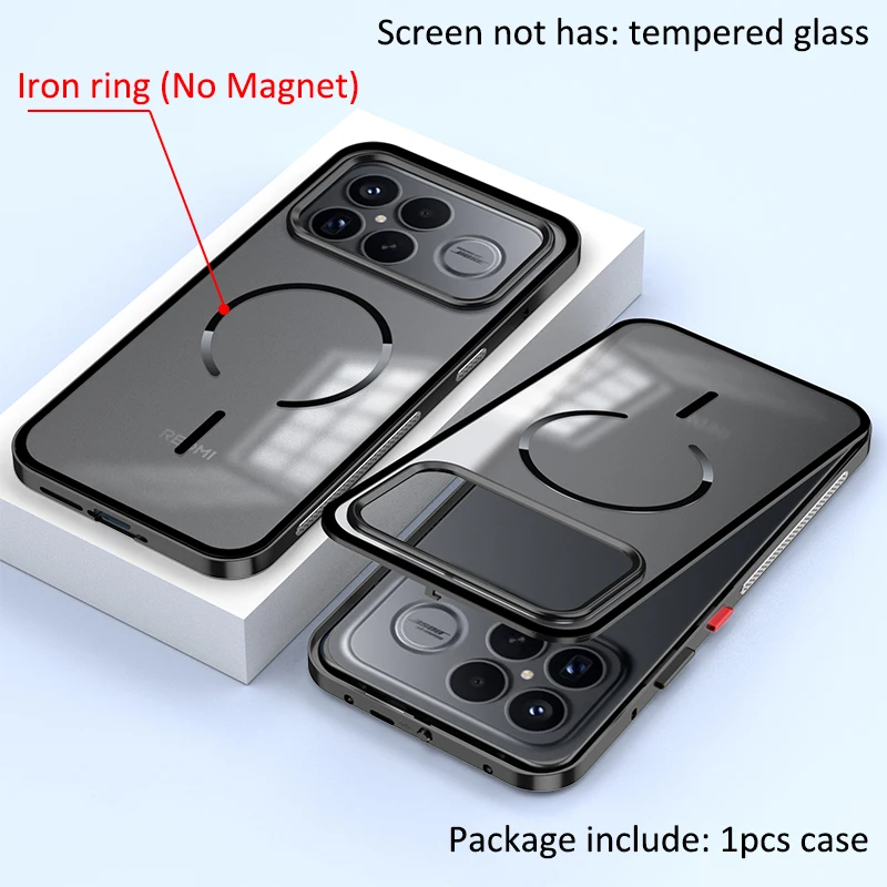 Aluminium Alloy Metal Frame Bumper + Acrylic Back Protector Case
