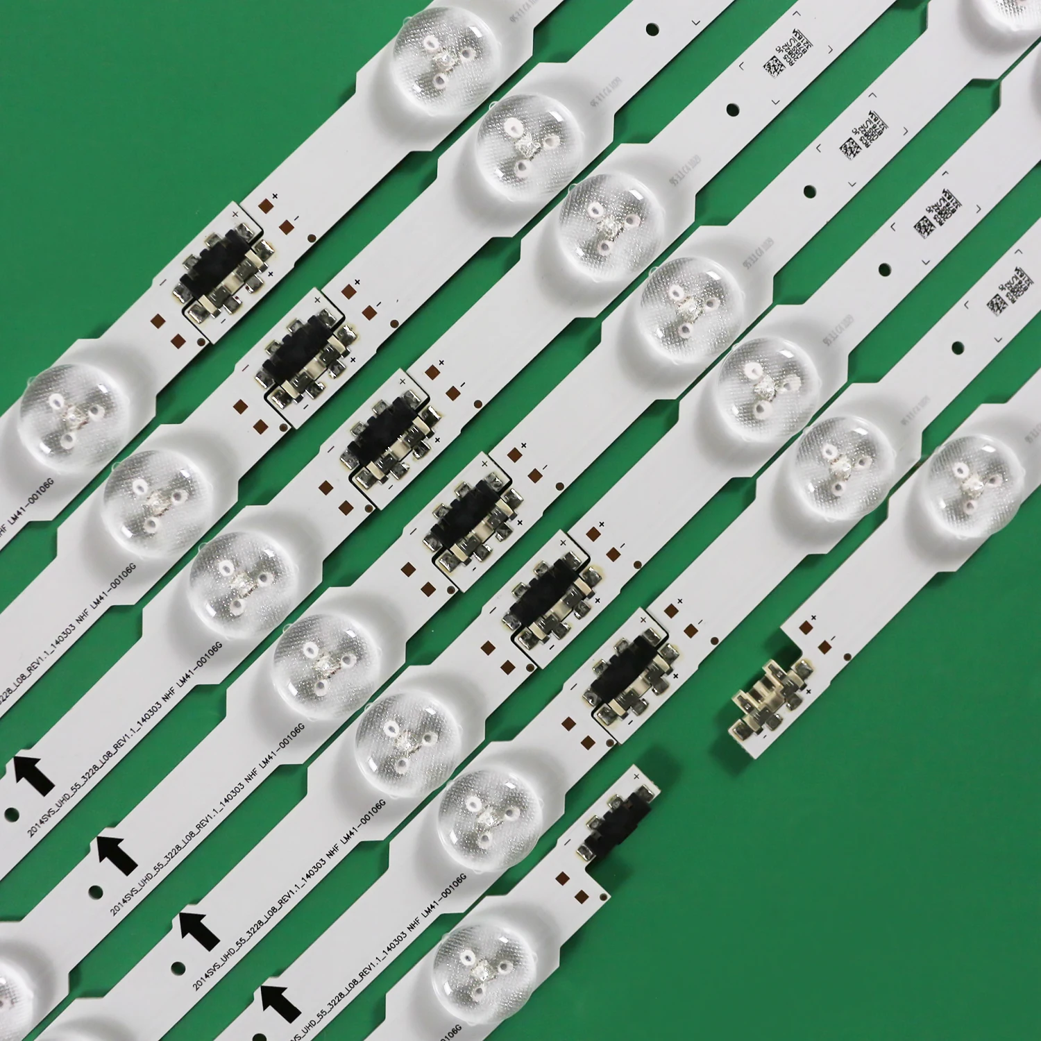 Tira de Retroiluminação Led para Troncos L08 Ue55hu7000 Lm4100089a Lm41-00089b Ua55hu7000 Ue55hu6900d Un55hu6830 - Imagem 4