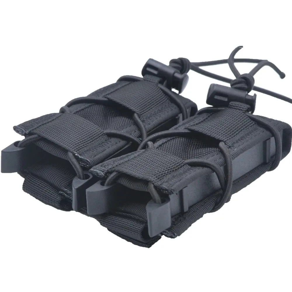 OPHIDIAN 9 mm Magazintasche, doppelte Dreifach-Magazintasche, Molle, offene Magazintasche, geeignet für 17 19 – Detail 2