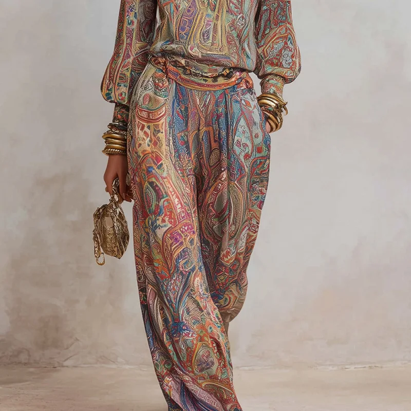 Boho Paisley 2-Piece Set 4