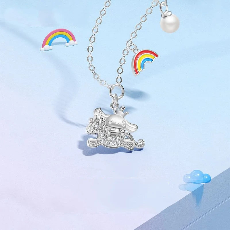 

MINISO Hellokitty Sanrio Cinnamoroll ожерелье для студентов светильник Роскошные уникальные высококачественные подарки на день рождения и новый год для девочек