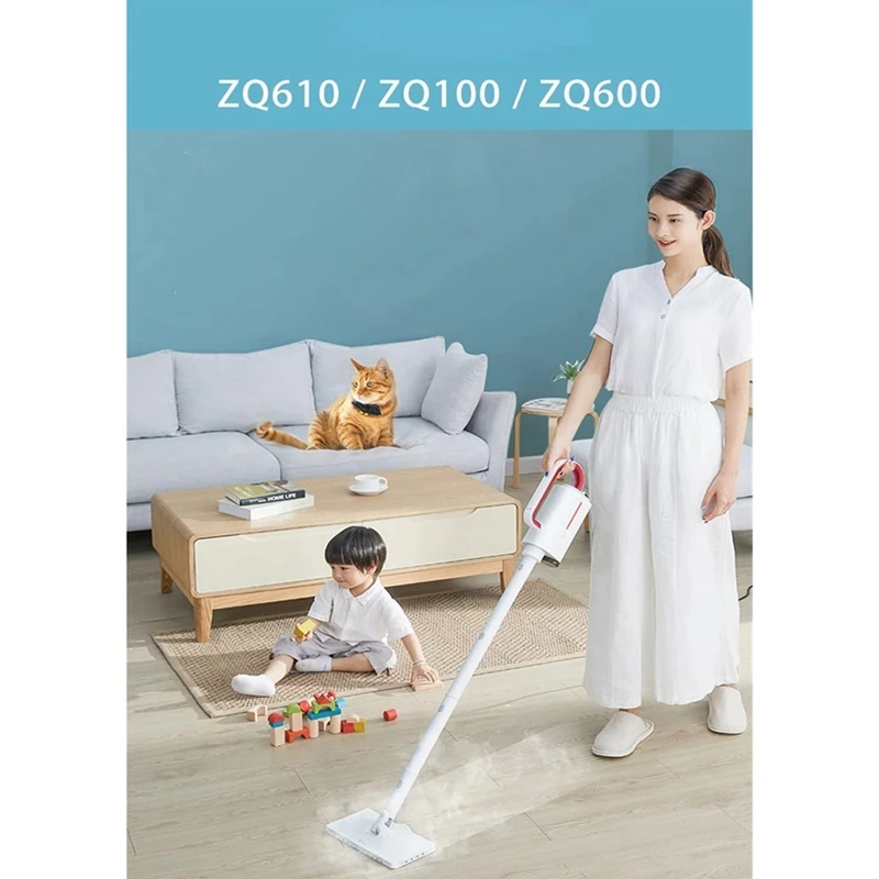 12Pcs For Deerma ZQ610/ZQ600/ZQ100 Steam Mop Cleaner Mop Replacement Accessories Wipes Mop Pad