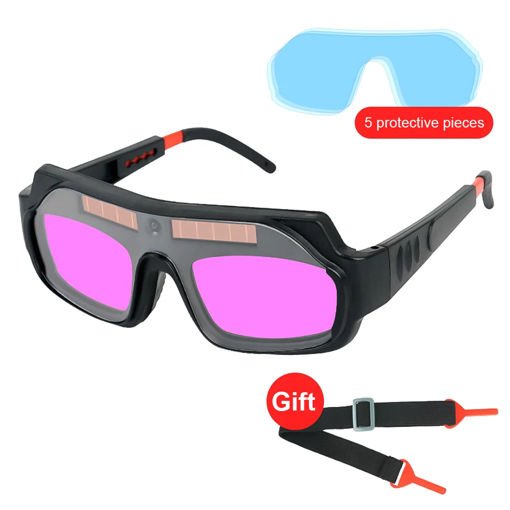 Anti-glare Automatic Darkening Dimming Welding Glasses Set Argon Arc Welding Glasses Welder Eye Protection Goggles Tools welding glasses