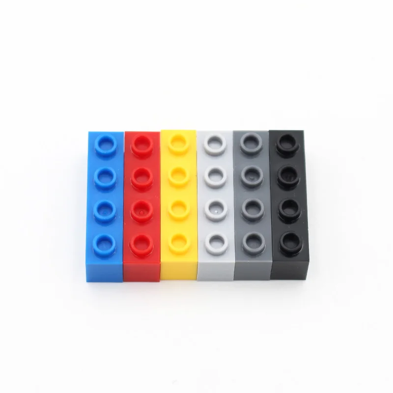 기술 3701 벽돌, 구멍이 있는 두꺼운 벽돌 빌딩 블록, 호환 액세서리 입자, 기계 과학, 1x4, 70 개