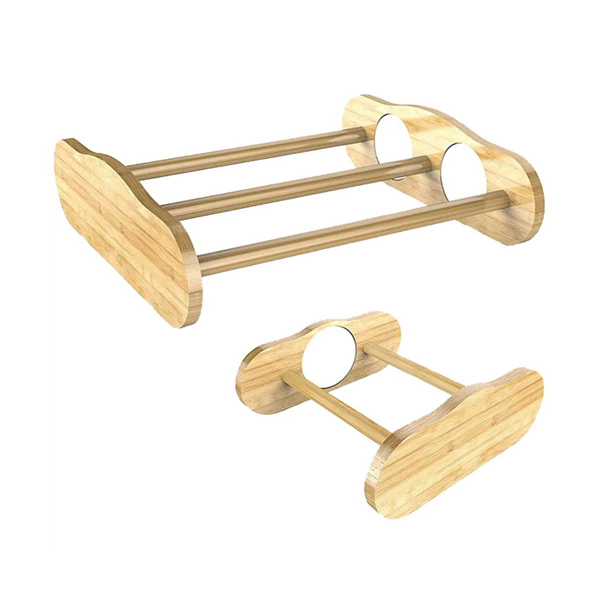 

Bamboo Chick Perch with Mirror and Mini Roosting Bar Set for Coop and Brooder