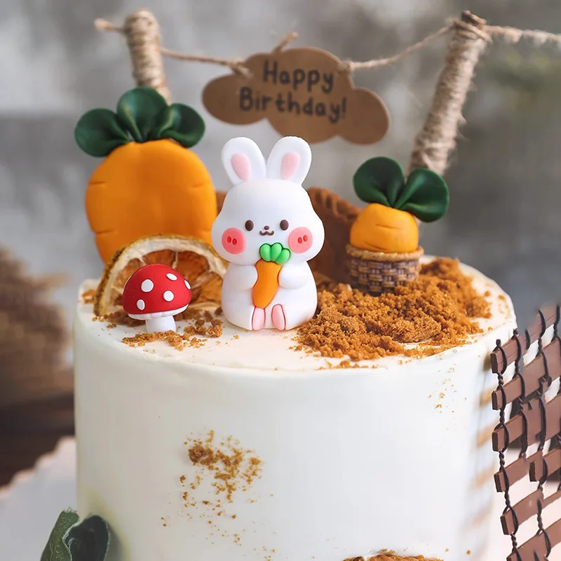 Oster-Kuchenaufsatz-Set Mit Hase, Eiern & Schmetterlingen – Deko Für Osterfeiern & Babypartys