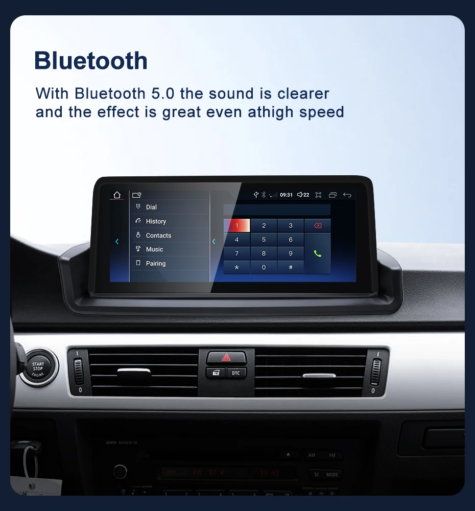 New ID6 ID7 ID8 UI Android System Wireless Carplay AUTO For BMW 3 Series E90 E91