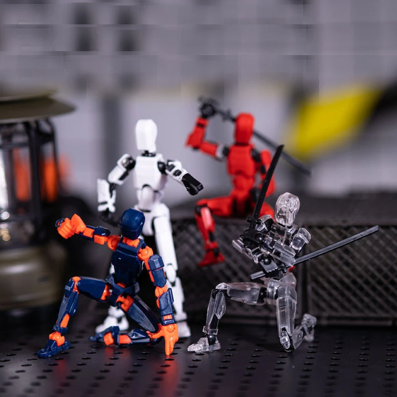 多関節可動シェイプシフトロボットアクションフィギュア 3D プリント