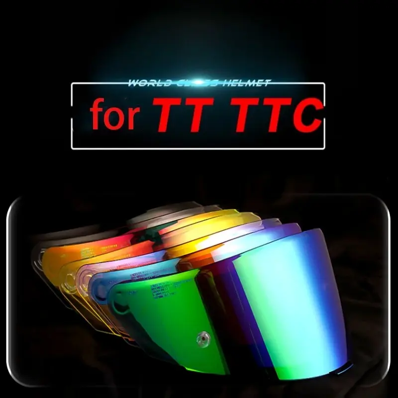 For KYT TT Course Motorcycle Helmet Full Face Helmet Visor Shield Lens Motorcycle Accessories Windshield TTC VESC-8 Capacete - Image 2